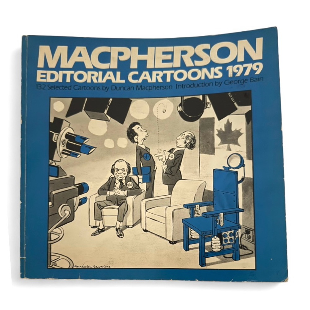 Vintage Macpherson Editorial Cartoons 1979 Book